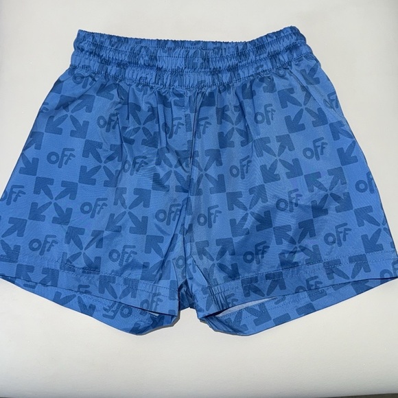 Virgil Abloh C/O Off White Blue Monogram Swim Trunks Toddler size 4 - Picture 5 of 10